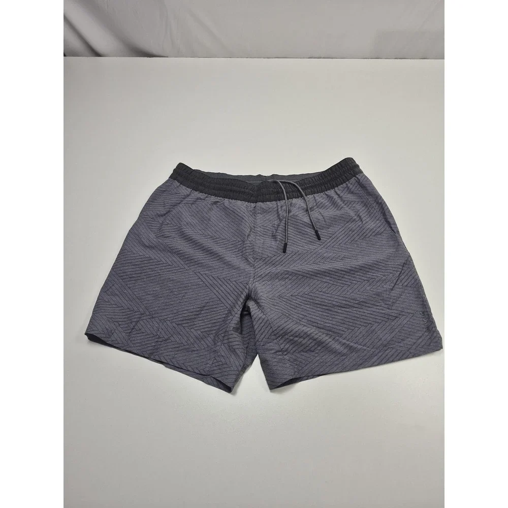PrAna Slope Shorts Mens 2XL Gray Lined Athletic Running Gym Training